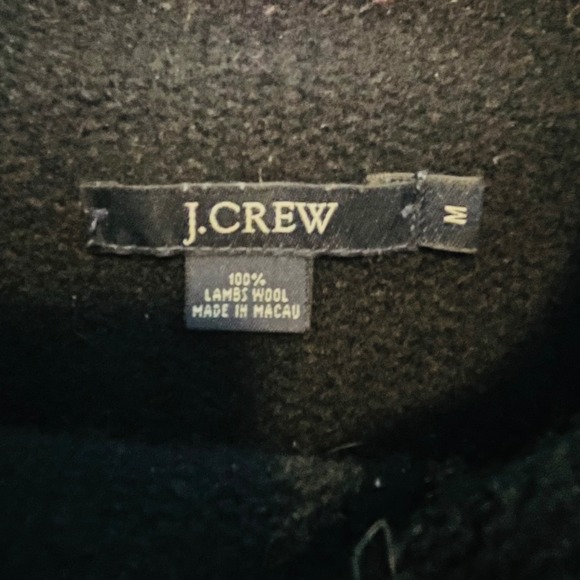 Vintage 1990s J.Crew Lambswool Roll Neck Sweater Black Made in Macau
Measures S - Picture 11 of 11